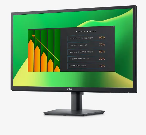 Tela curvada tela plana sem moldura LED monitor de computador, adequado para uso em escritório com 1080P 24 polegadas screen2423H