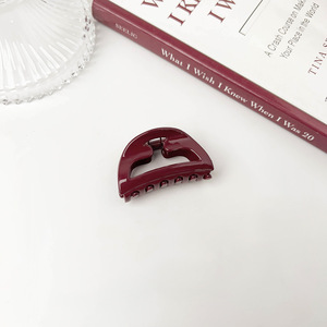 Advanced Sense Bright Surface <strong>Burgundy</strong> Plastic <strong>Hair</strong> Clips Women's <strong>Hair</strong> <strong>Accessories</strong> - Product Image 6