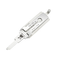 Lishi VAC102 2-en-1 : Décodeur et Ouvre-Serrure de Porte de Voiture, Kit de Crochetage pour Outils de Serrurier Automobile