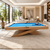 Table de billard Naipni de luxe pour villa, usage intérieur