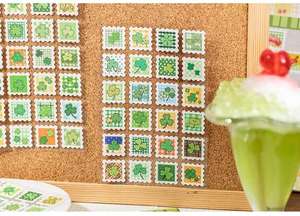 <span class=keywords><strong>2</strong></span> Hojas de Papel Estampado Autoadhesivo de Estilo Retro, Mini Sellos Decorativos para Fiestas - Product Image 2