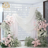 Nuevo Soporte de Hierro en Forma de T para Decoración de Bodas, Soporte para Cortinas de Tela, Poste Telescópico, Exhibidor de Fondo de Bienvenida