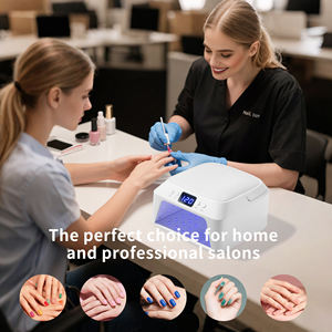 SNRQI <span class=keywords><strong>Prix</strong></span> Bas Personnalisé Séchoir à Ongles Haute Puissance 80W Mode Soin de la Peau avec 4 Minuteries, Lampe UV LED 71 LED pour Séchage Rapide Mains et Pieds - Product Image 2