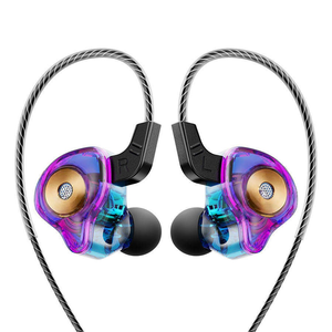 QKZ AK6 <span class=keywords><strong>Ares</strong></span> Auriculares deportivos y auriculares Enchufe de 3,5mm Música con cable con micrófono Auriculares Subwoofer Manos libres para correr - Product Image 3