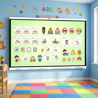 Écran interactif intelligent multi-touch de grande taille de 98 pouces, tableau blanc numérique interactif