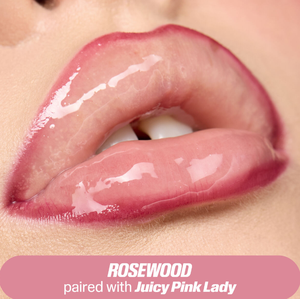 Aceite labial de gelatina brillante personalizado con kit de lápiz delineador de labios rosa desnudo Etiqueta Privada - Product Image 3