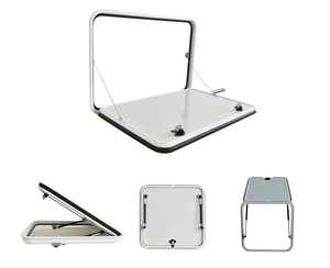 Portello di accesso al <span class=keywords><strong>tetto</strong></span> del Camper in lega di alluminio porta del bagaglio laterale del Camper portello di accesso del Caravan Camper Van Hatchway - Product Image 6