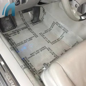 Film de protection en plastique PE, durable anti-rayures et faciles à peler, tapis de voiture