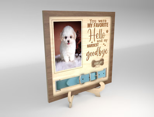 Set regalo sincero personalizzato con cornice commemorativa per cani per onorare il tuo amato amico peloso - Product Image 3