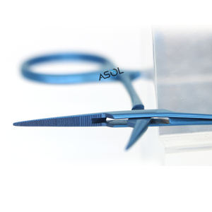 Kualitas tinggi titanium bedah hemostat nyamuk lurus forceps dengan sistem penguncian - Product Image 3