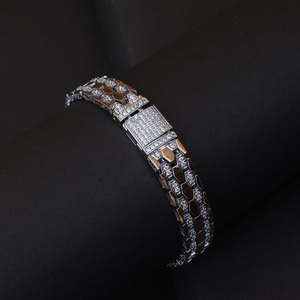 สร้อยข้อมือเงินแท้ SATVA SILVER บริสุทธิ์ 64% ชุบโรเดียม ดีไซน์โซ่แบบโมเดิร์น สำหรับเครื่องประดับยูนิเซ็กส์ - Product Image 3