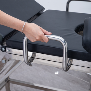 Letto Ostetrico <span class=keywords><strong>e</strong></span> Ginecologico in Acciaio Inossidabile con Angolo Regolabile <span class=keywords><strong>e</strong></span> Triplo Pieghevole, Prezzo di Fabbrica - Product Image 6