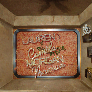 镀金不锈钢锆石字母全名个性化定制水钻周年纪念项链 - Product Image 3