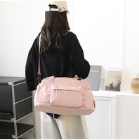 Sac de voyage personnalisé avec logo, compartiment à chaussures, sac de week-end imperméable pour femmes, sac de sport, sac de gym, sac de voyage à main