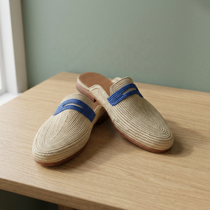 Chic Handmade Raffia Footwear - Product Image 2