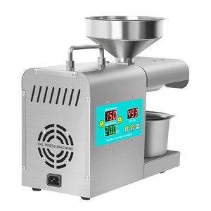 Máquina <span class=keywords><strong>Prensa</strong></span> <span class=keywords><strong>de</strong></span> <span class=keywords><strong>Aceite</strong></span> Automática <span class=keywords><strong>de</strong></span> Acero Inoxidable Fácil <span class=keywords><strong>de</strong></span> Limpiar <span class=keywords><strong>para</strong></span> la Elaboración <span class=keywords><strong>Casera</strong></span> <span class=keywords><strong>de</strong></span> <span class=keywords><strong>Aceite</strong></span> Comestible <span class=keywords><strong>de</strong></span> Coco, Almendras, Soja y Prensado en Frío - Product Image 1