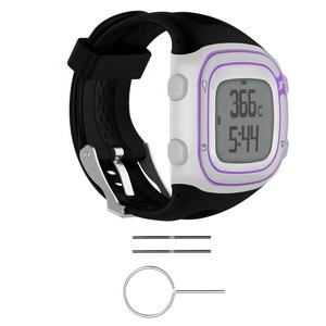 <span class=keywords><strong>Correa</strong></span> de reloj de silicona para <span class=keywords><strong>Garmin</strong></span> <span class=keywords><strong>Forerunner</strong></span> 10 <span class=keywords><strong>15</strong></span> GPS reloj deportivo para correr pequeño grande para mujeres y hombres bandas de repuesto con herramientas - Product Image 4