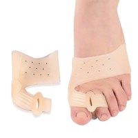 S-King Échantillon Gratuit Correcteur d'Hallux Valgus Magnétique à Double Embout Jour/Nuit, Séparateur d'Orteils Avant avec Ajusteur