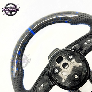 Volant de voiture personnalisé en fibre de carbone véritable, prix net pour <span class=keywords><strong>Audi</strong></span> B9 <span class=keywords><strong>A3</strong></span> A4 A5 S3 S4 S5 RS3 RS4 RS5 2017+ - Product Image 4