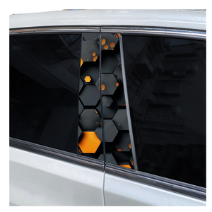 Tùy Chỉnh 2Pcs Động Vật Thiết Kế Mắt B-Trụ Cột Xe Dán Không Thấm Nước Tự Động Hình Xăm Biểu Tượng Trang Trí Nội Thất Bìa Cửa Sổ Tự Làm Đầu Cửa Trụ Cột - Product Image 1