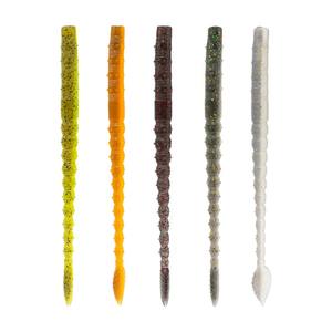 LUSHAZER 8 pz/lotto <span class=keywords><strong>Esche</strong></span> Morbide da Pesca in TPE 11cm 2.3g, Wobblers in <span class=keywords><strong>Silicone</strong></span> Bicolore per Carpe, Artificiali Galleggianti - Product Image 1