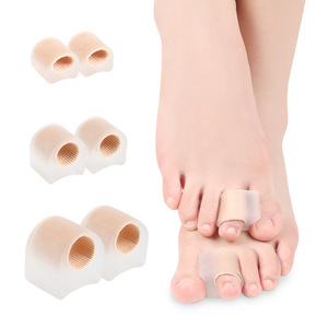 Nouveau design, <span class=keywords><strong>correcteur</strong></span> de hallux valgus, séparateur d'orteils, attelle pour les cors et les callosités, gel pour un seul anneau, redresseur d'orteils - Product Image 1