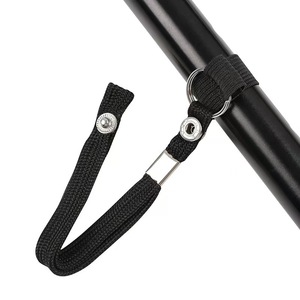 Sangle de poignet réglable en nylon avec boucle métallique pour bâton de marche, randonnée et usage extérieur - Product Image 1