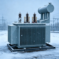Transformateur immergé dans l'huile triphasé S11 400KVA, applications d'électrification industrielle et rurale, transformateur de puissance