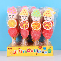 Hoge Kwaliteit Kinderen Candy String Lolly Snacks Kleurrijke Grappige Watermeloen Fruit Smaak Gummy Candy Lolly