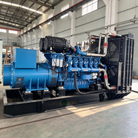 Groupe électrogène diesel triphasé Weichai 880KW/1100KVA à démarrage électrique 60HZ 380V 1800RPM pour projets offshore