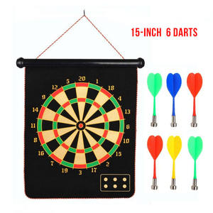 <span class=keywords><strong>Jeu</strong></span> <span class=keywords><strong>de</strong></span> fléchettes à flocage Double face Offre Spéciale 12/15/17 pouces, combinaison avec plaque <span class=keywords><strong>de</strong></span> fléchettes magnétique, <span class=keywords><strong>jeu</strong></span> <span class=keywords><strong>de</strong></span> sécurité - Product Image 4