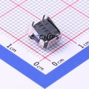 TA3-6R3K-V-T/R Tactile Switch SMD Switch Single Pole Single Throw Round Button 2.6N Horizontal Mount - Product Image 2