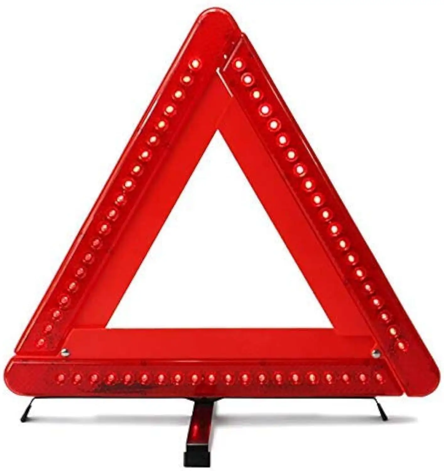 Benc triangolo di avvertimento per auto luci LED riflettenti di emergenza che avvisano la sicurezza stradale triangolo segno veicoli lampeggiante luce rossa