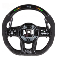 Volant en fibre de carbone et cuir LED de qualité OEM pour Mercedes-Benz, modèles CLS, Classe C, Classe E, Classe G, Classe S, W218/W219