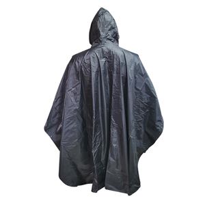 Imperméable à capuche en polyester imperméable pour adultes Poncho de <span class=keywords><strong>pluie</strong></span> Reusa Vêtements d'extérieur avec poche Cape de <span class=keywords><strong>pluie</strong></span> réfléchissante - Product Image 4