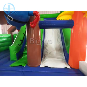 Casa Inflable de <span class=keywords><strong>Bob</strong></span> <span class=keywords><strong>Esponja</strong></span> para Interiores y Exteriores con Tobogán para <span class=keywords><strong>Parque</strong></span> de Diversiones para Niños en Venta - Product Image 6