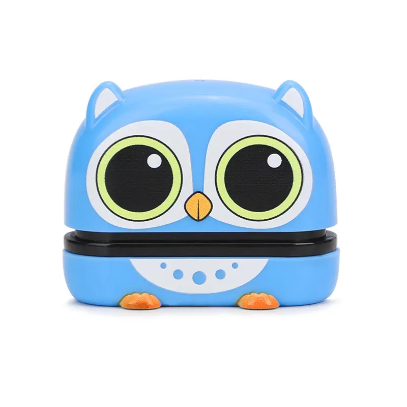 Kids Cartoon Personalized Photosensitive Pet Owl Pastel Name Seal Clothes Self Ink Toy Stamp