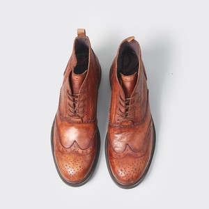 Botas <span class=keywords><strong>Chelsea</strong></span> de Piel Genuina para Hombre, Estilo Moderno, Hechas a Mano, Transpirables, de Caña Alta, Clásicas, para Negocios, Oficina y Trabajo - Product Image 3