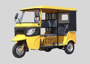 دراجة ثلاثية العجلات تعمل بالبنزين توك توك بنزين دراجة ثلاثية العجلات مغلقة بصفين مزدوجين للركاب - Product Image 5