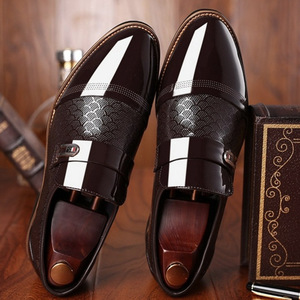 Zapatos de Vestir de Cuero para Hombre al por Mayor, Parte Superior de Malla Transpirable, Estilo Elegante, para Bodas y Fiestas, Diseño Nuevo que Aumenta la Altura - Product Image 1