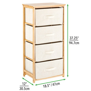 Hẹp ngực của ngăn kéo phòng ngủ lưu trữ ngăn kéo và kệ cho quần áo hành lang lưu trữ với 4 ngăn kéo - Product Image 5