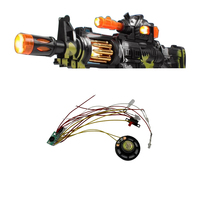 Tablero personalizado OEM, pistola de juguete eléctrica, tablero Pcb, Juguete musical, pistolas de luz intermitente, placas de circuito, fabricación electrónica de juguete de misiles