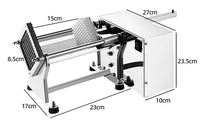 Industriële multifunctionele automatische milieuvriendelijke machine voor het snijden van frieten, aardappelchips, groene groenten, radijsjes en fruit