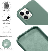 Coque de téléphone en silicone liquide Logo personnalisé étuis en tissu microfibre souple pour Apple iPhone 15 Pro Max 14 13 12 11pro