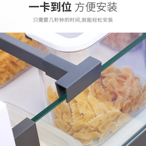 Adjustable <b>Drawer</b> Organizer System For Kitchen Cabinet <b>Storage</b> With Free Partitioning Combination Rectangular Design - Product Image 2