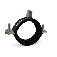 Colliers de suspension en acier inoxydable à doublure en caoutchouc réglables pour tuyaux HDPE, PPR, PVC (en pouces) - Vente en gros usine à prix abordable