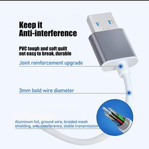 Hub USB <span class=keywords><strong>3</strong></span>.0 de Doble Cabezal 4 <span class=keywords><strong>en</strong></span> <span class=keywords><strong>1</strong></span>, Estación de Acoplamiento Multipuerto, Adaptador Tipo-C, Carcasa de Aluminio, <span class=keywords><strong>en</strong></span> Stock, Divisor de Expansión para Computadora - Product Image 5