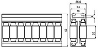 Plaque de transfert pour convoyeur, convoyeur flexible, barrière pour garde-corps multi-angles