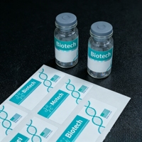 Autocollants personnalisés en vinyle imperméable pour flacons de peptides, étiquettes de 2 ml, 10 ml, 15 ml pour l'emballage de poudre de peptides