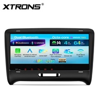 Estéreo para Auto Android de 8.8 Pulgadas para Audi TT MK2 8J 2006-2012 UNISOC 7865 4+64GB Global 4G AKM 7604 Salida Coaxial Dual BT CE-XTRONS